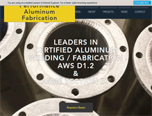 Tablet Screenshot of performancealuminumfabrication.com
